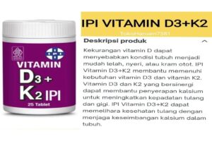 manfaat vitamin d3 dan k2